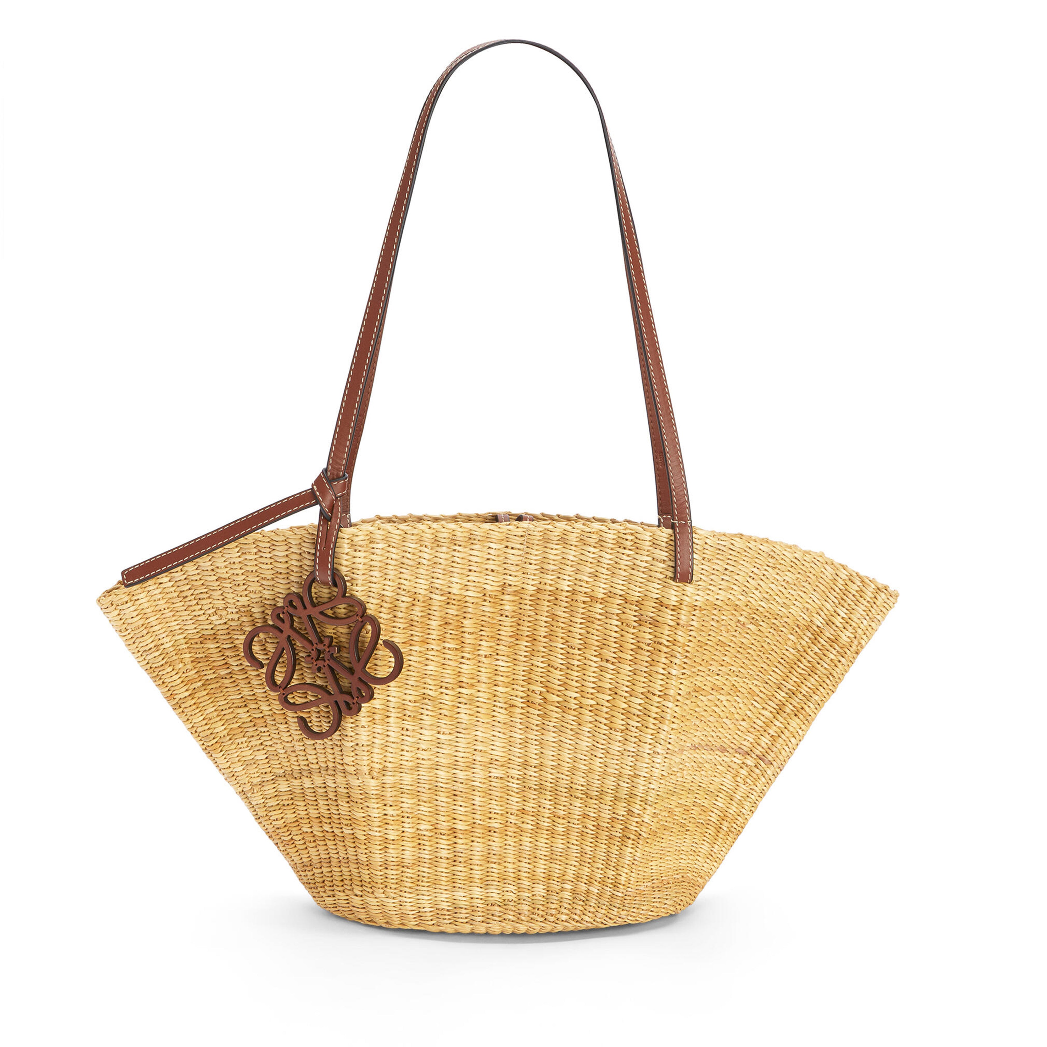 Loewe small outlet straw bag