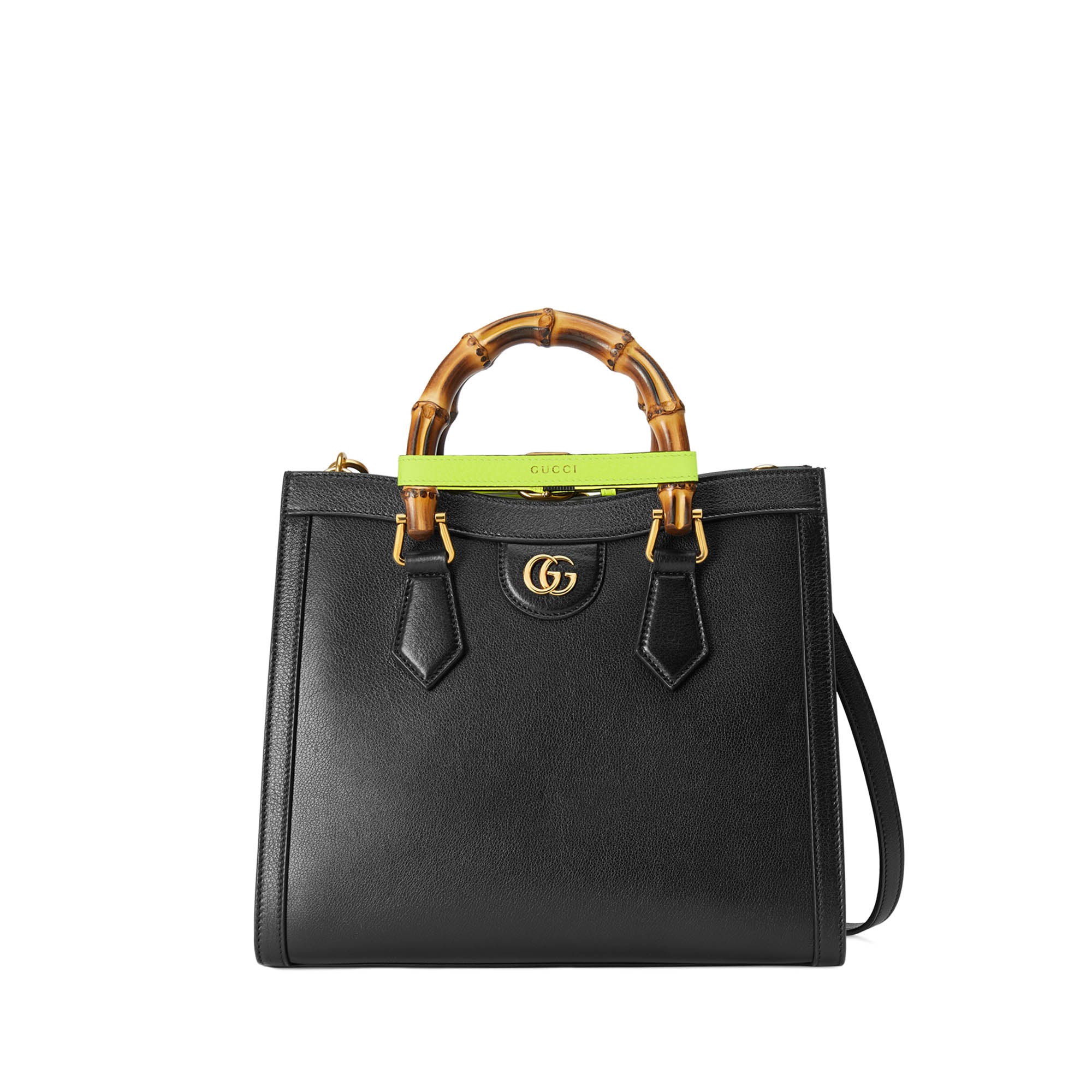Gucci Diana large shoulder bag in black leather