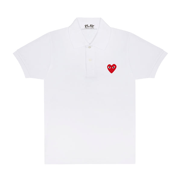 Play - Red Polo Shirt - (White)