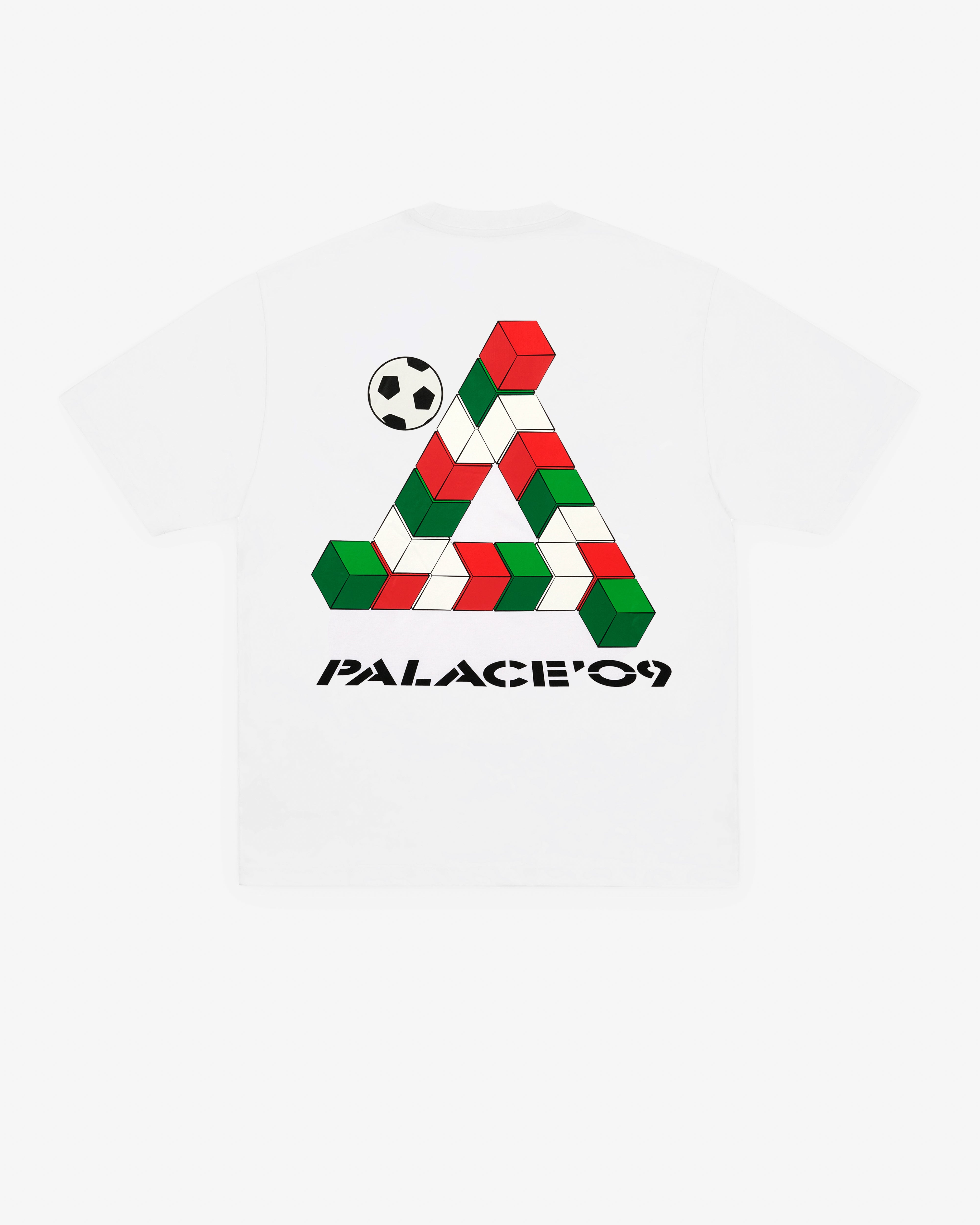 Palace: Men's 09 Tri-Ferg T-Shirt (White) | DSML E-SHOP