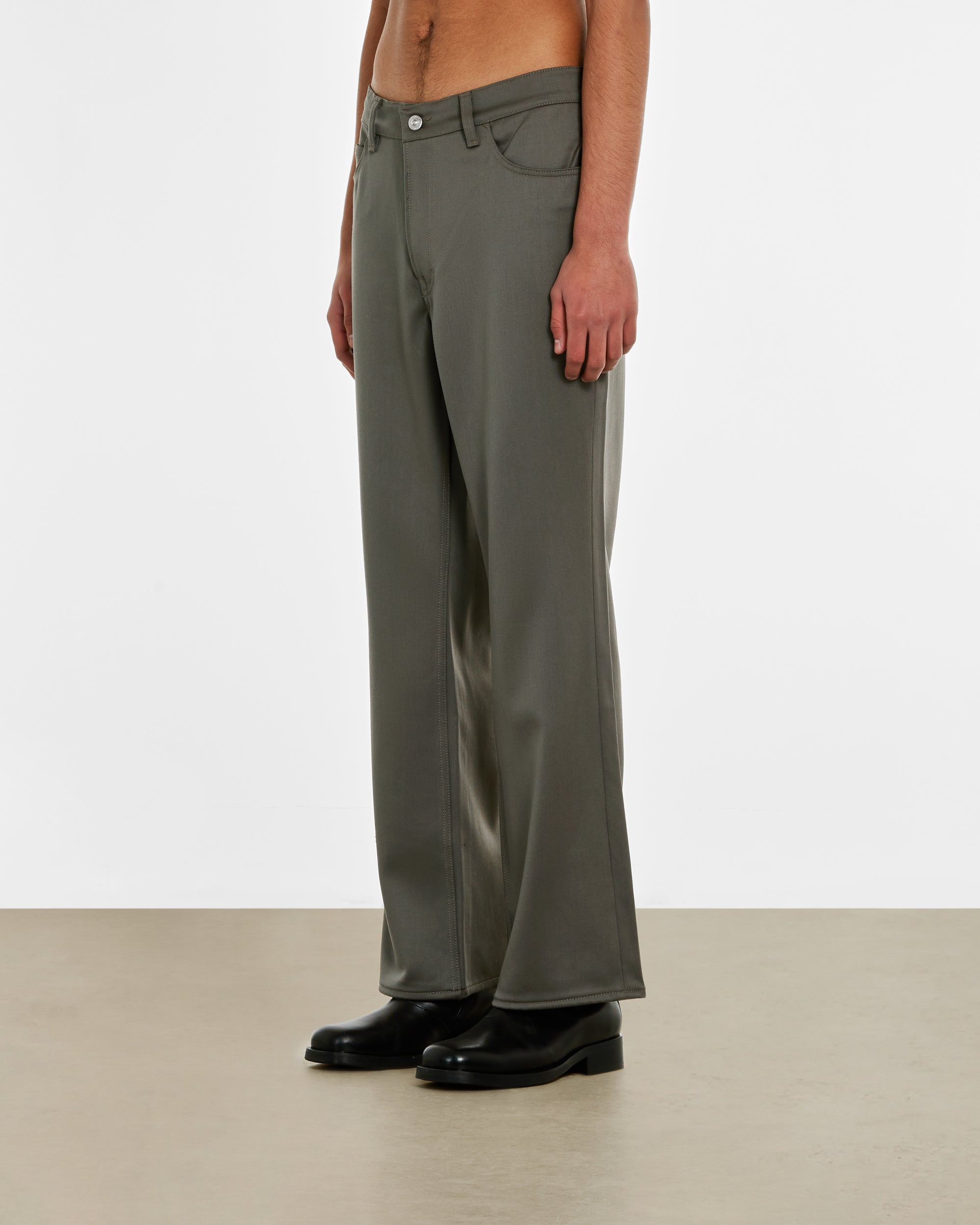 Our Legacy - Men’s 70S Cut Trousers - (Grey) view 4