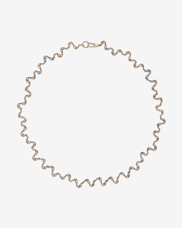 Noguchi Bijoux  - White Diamond Necklace -  (White Gold)