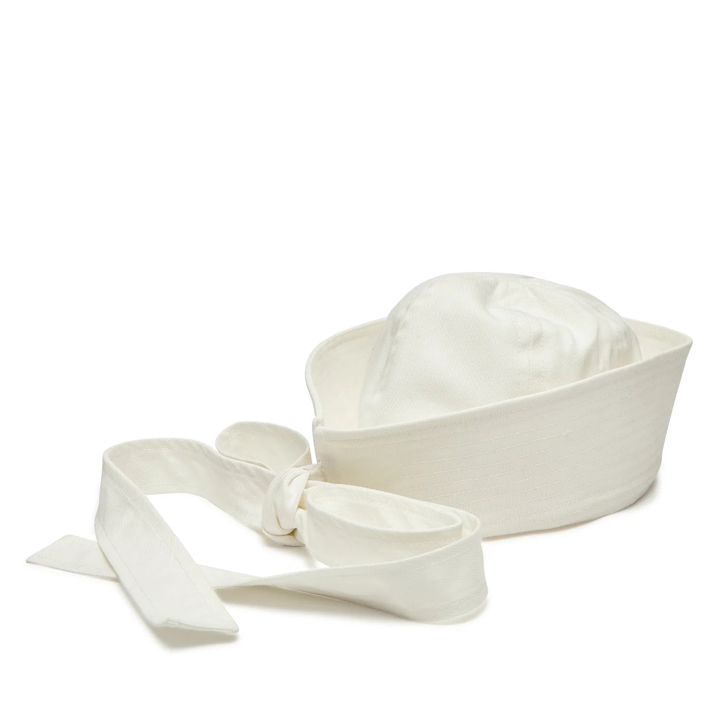 Vaquera: Unisex Canvas Sailor Hat (White) | DSML E-SHOP