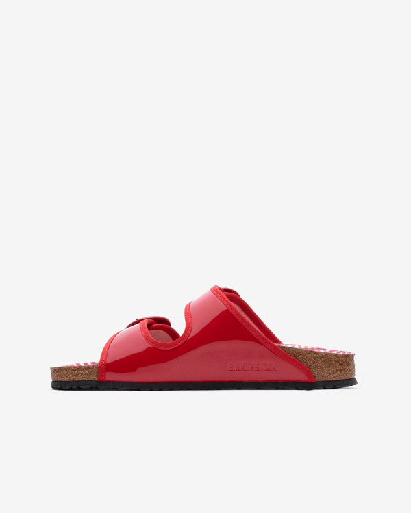 Birkenstock 1774 - Women's Repetto Arizona Round Buckle - (Flame Red)