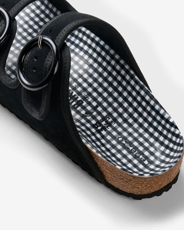 Birkenstock 1774 - Women's Repetto Arizona Round Buckle - (Black)