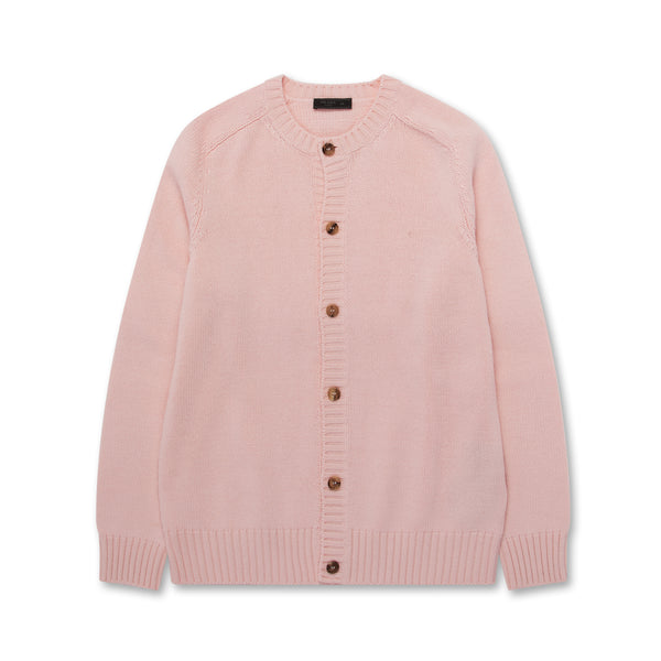 Prada - Men’s Wool and Cashmere Cardigan - (Alabaster Pink)