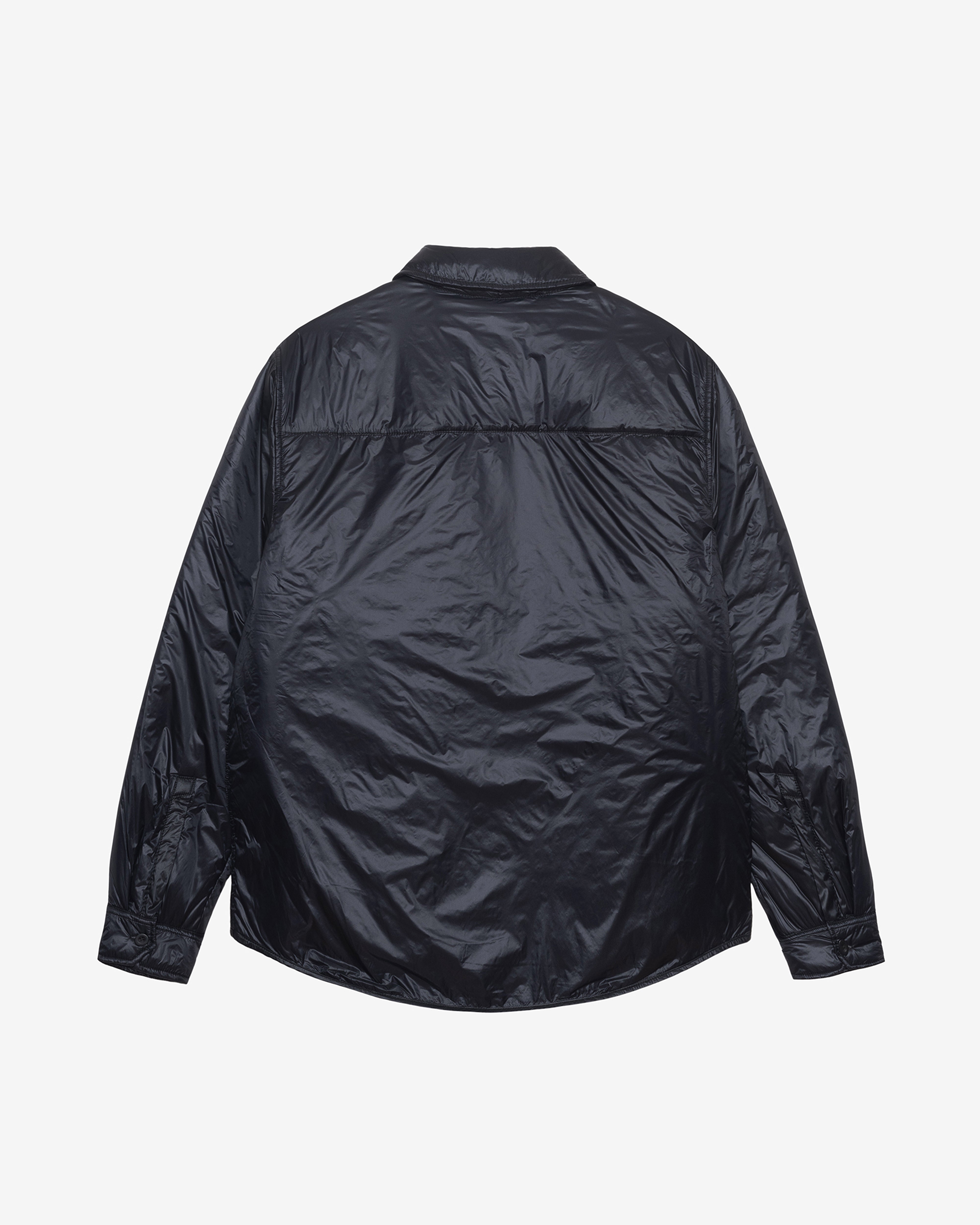 Stussy Men s Fatigue Overshirt Nylon Black DSML E SHOP