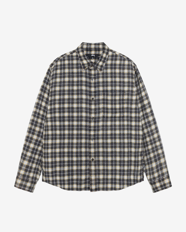 Stüssy - Men's Matthew Plaid Shirt - (Black)