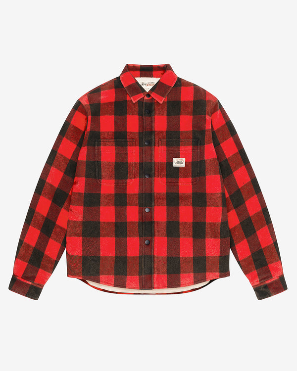 Stüssy - Men's Buffalo Plaid Shirt - (Red)