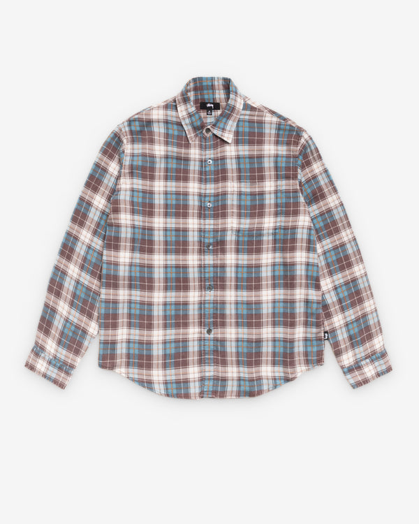 Stüssy - Men's Matthew Plaid Shirt - (Brown)