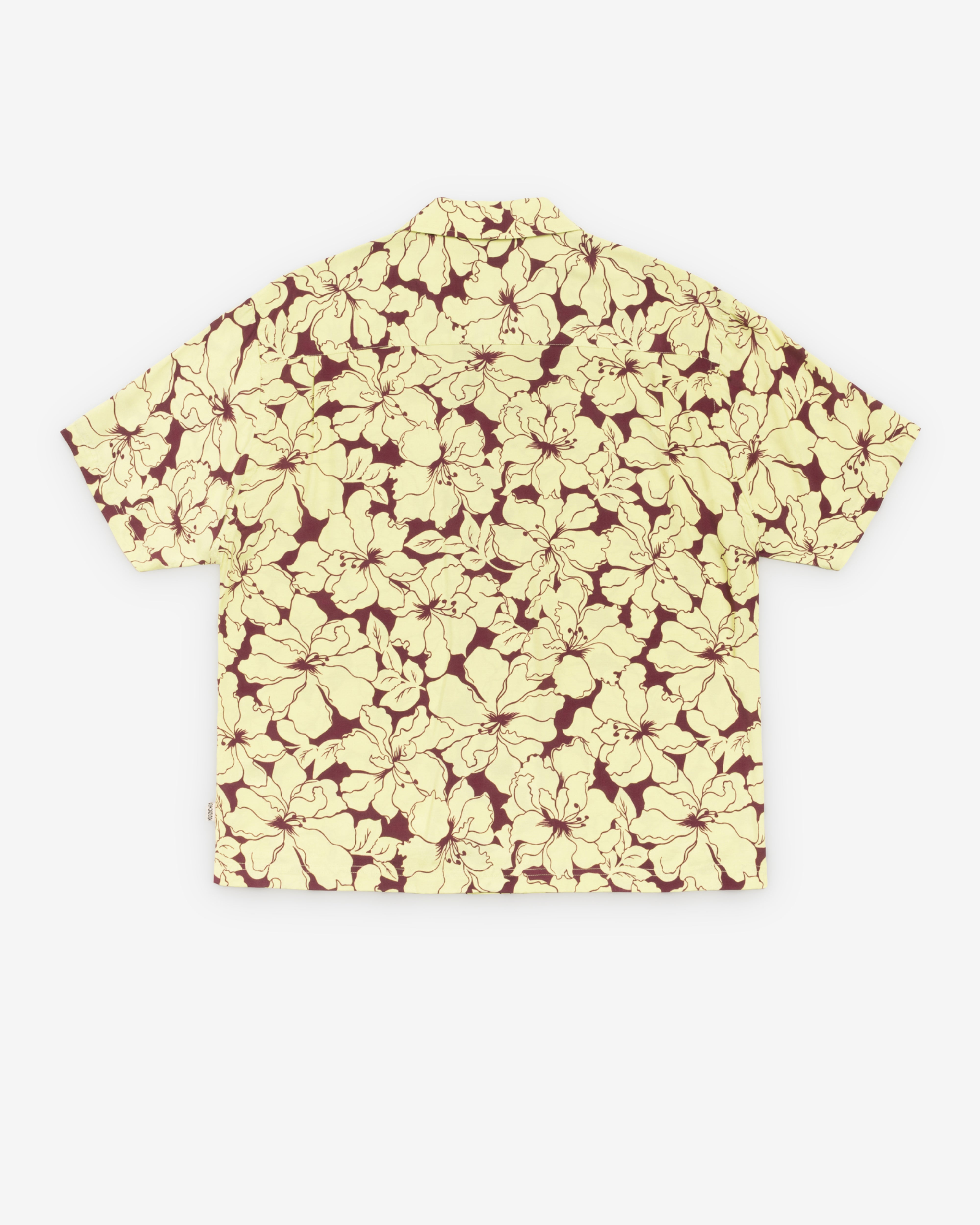 Stüssy: Men's Floral Hawaiian Shirt (Lime) | Dover Street Market