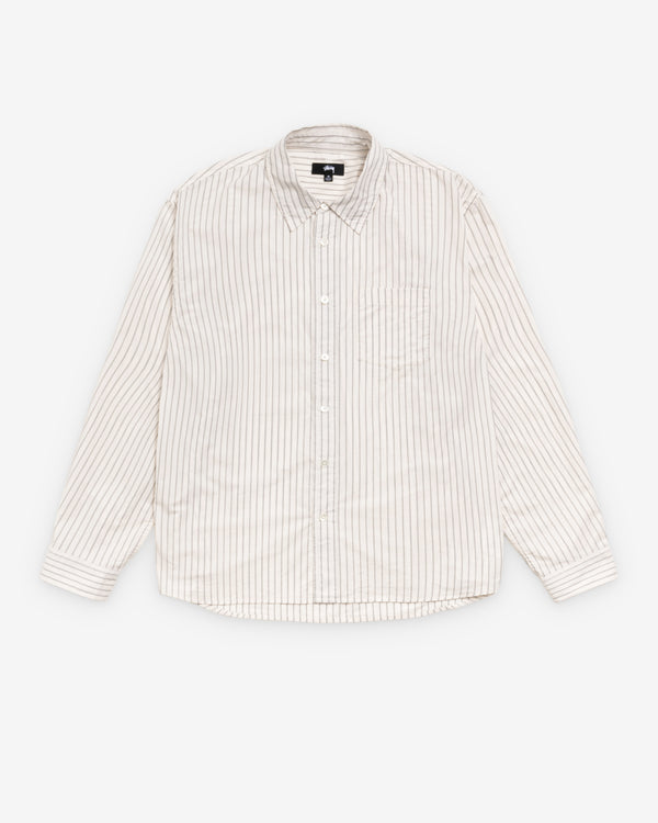 Stüssy - Men's Standard Ls Shirt - (Stripe)