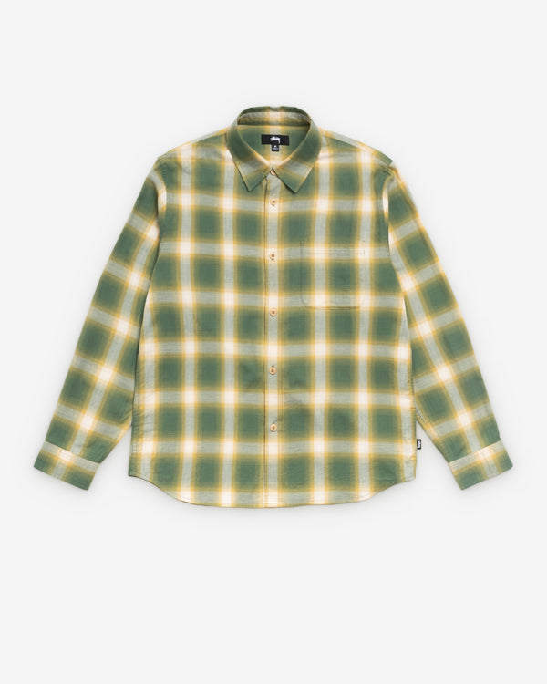 Stüssy - Men's Beach Ombre Plaid Shirt - (Geen)