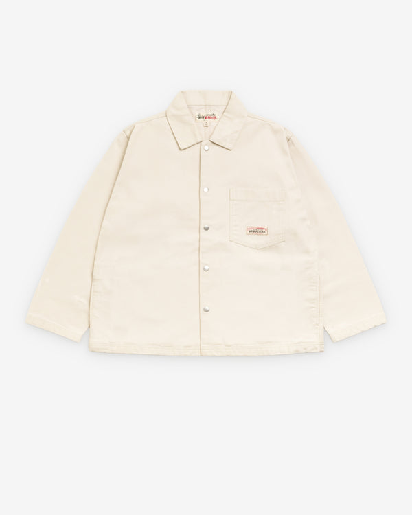Stüssy - Men's Canvas Work Overshirt - (Bone)