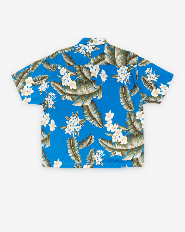Stüssy - Men's Hawaiian Floral Shirt - (Blue)