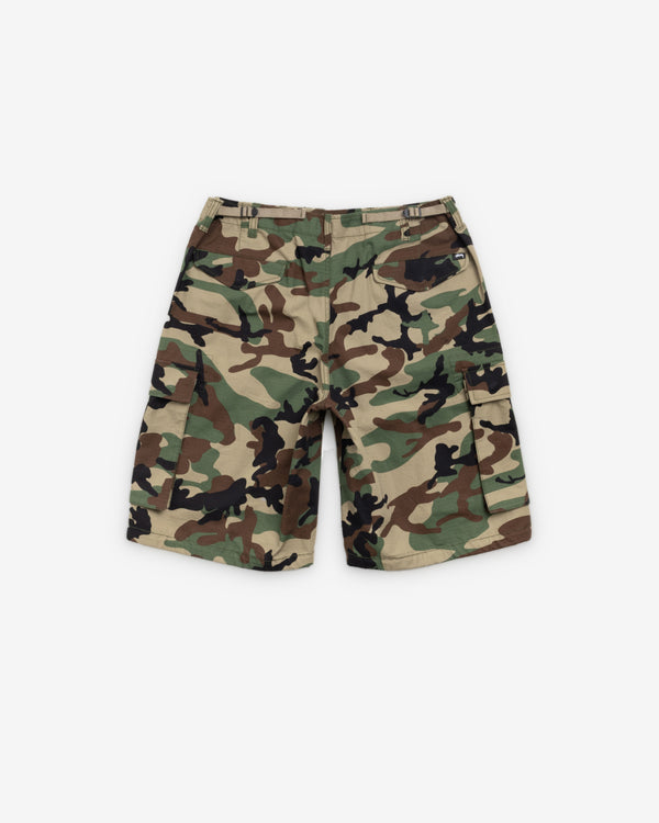 Stüssy - Men's Cargo Short Ripstop - (Wood Camo)