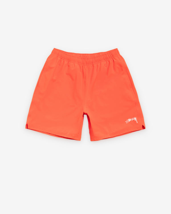 Stüssy - Men's Sport Short - (Red Orange)