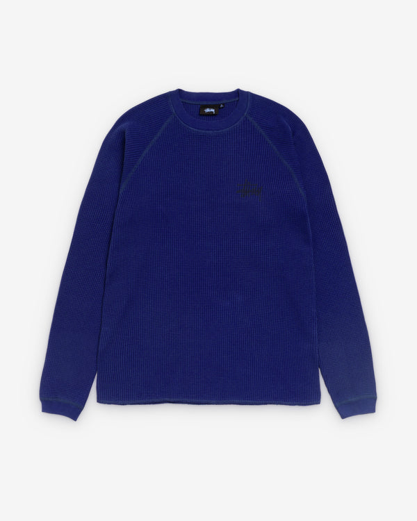 Stüssy - Men's Raglan Thermal Basic Stock - (Ink)