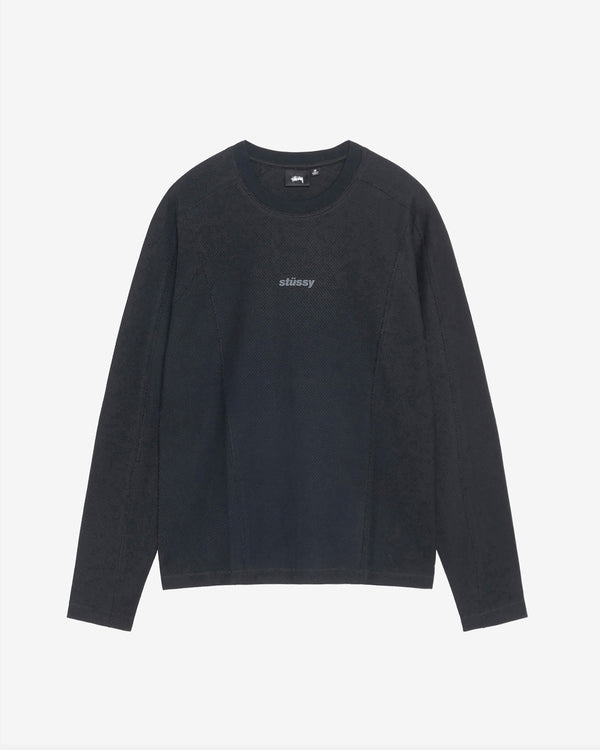 Stüssy - Men's Wave Training Ls Crew - (Black)