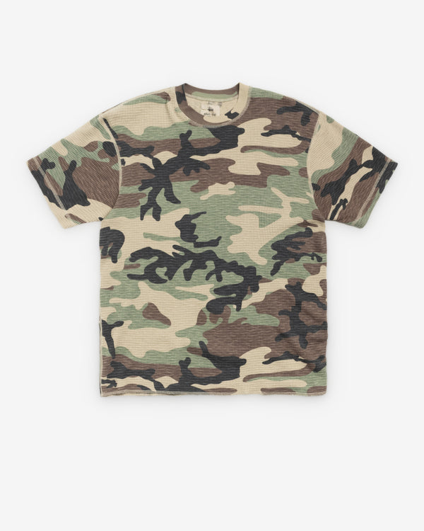 Stüssy - Men's Dyed Short Sleeve Thermal - (Camouflage)