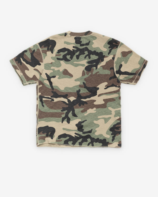 Stüssy - Men's Dyed Short Sleeve Thermal - (Camouflage)