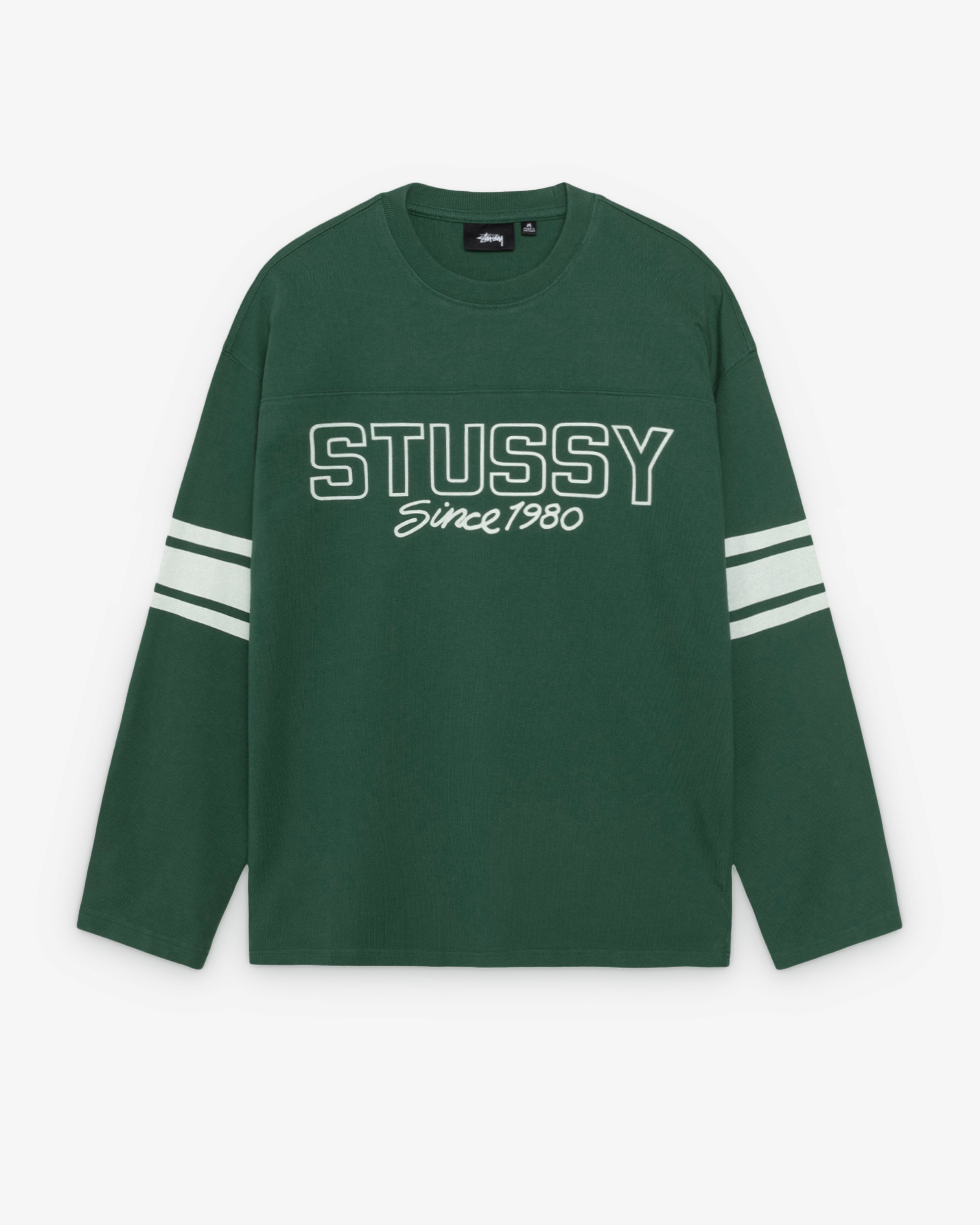 Stüssy: Football Crew (Green) | DSML E-SHOP