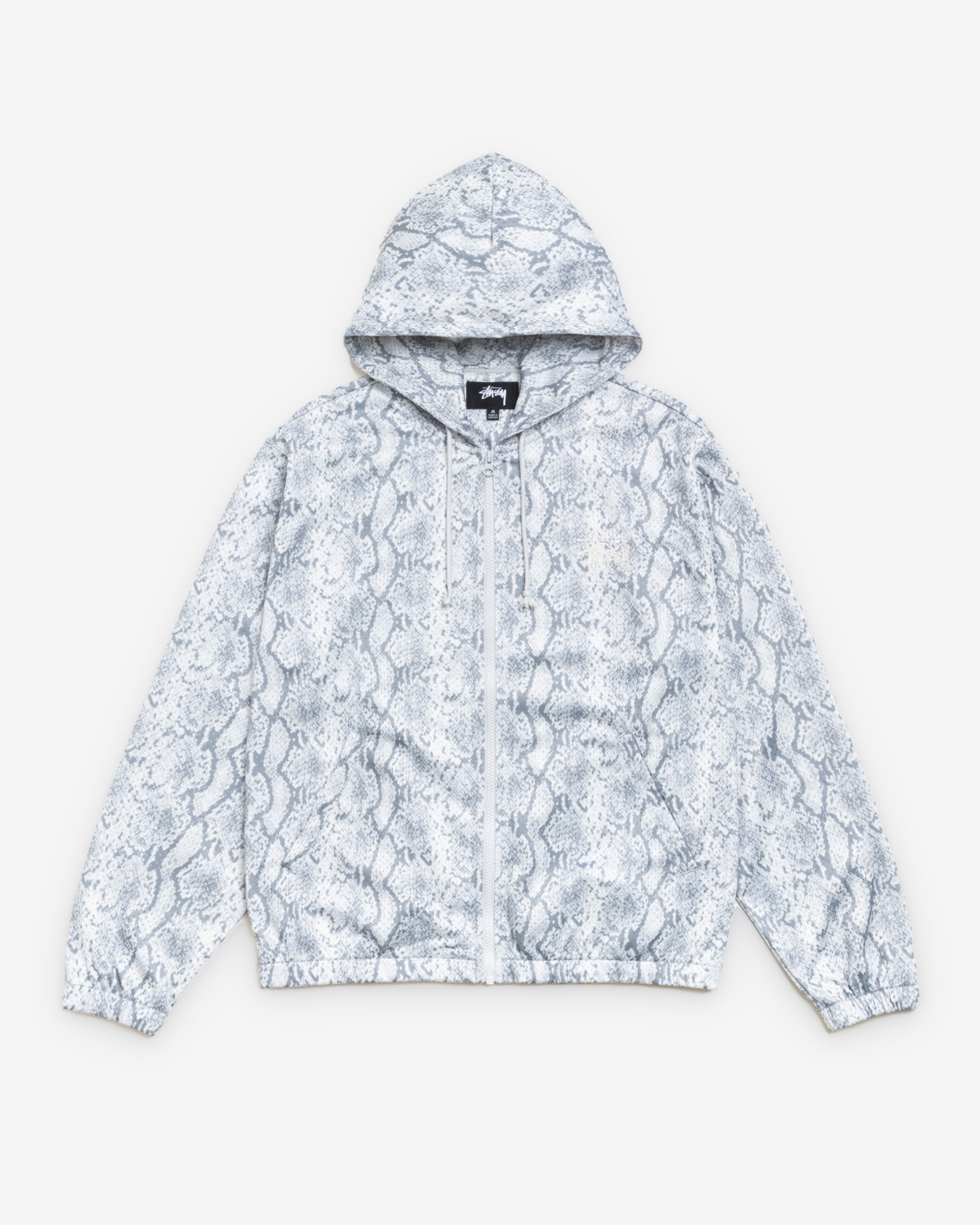 Stüssy: Men's Athletic Mesh Zip Hood (Snake) | Dover Street Market