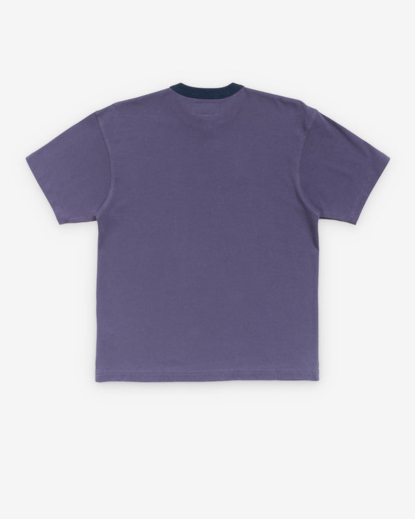 Stüssy - Men's Ringer Tee - (Blueberry)