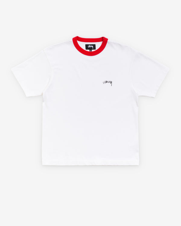 Stüssy - Men's Ringer Tee - (White)