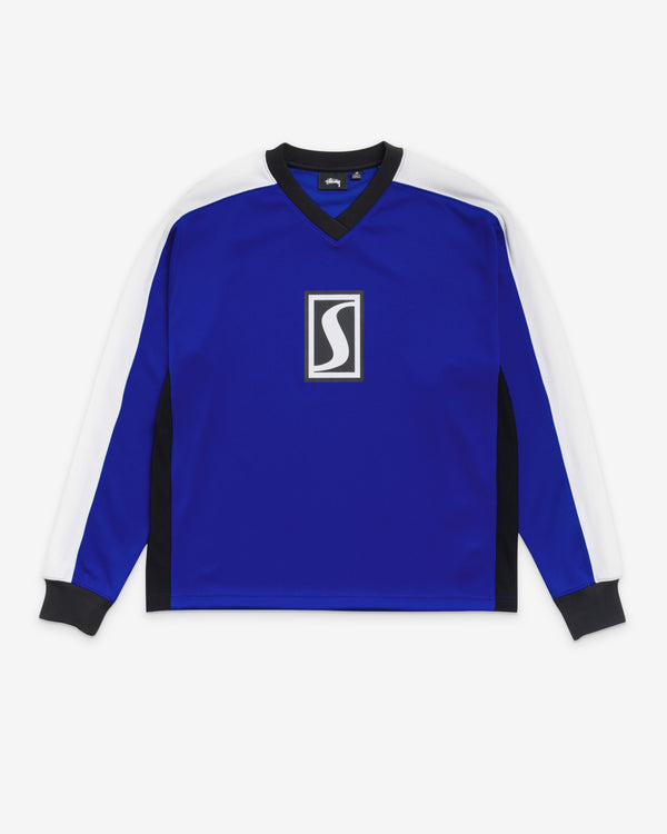 Stüssy Men's S Mesh Ls Jersey - Blue