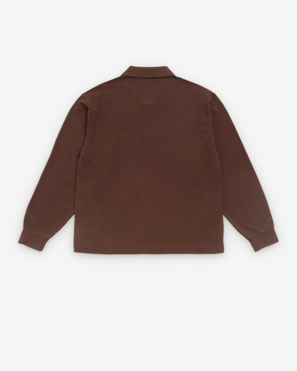 Stüssy - Men's Classic Pique Polo - (Brown)