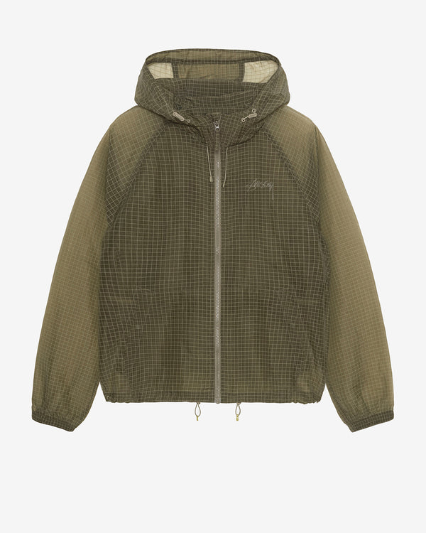 Stüssy - Men's Beach Shell Transparent Ripstop - (Olive)