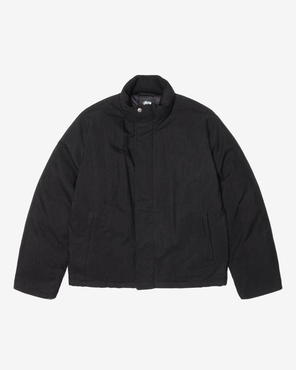 Stüssy - Men's Short Down Jacket - (Black)