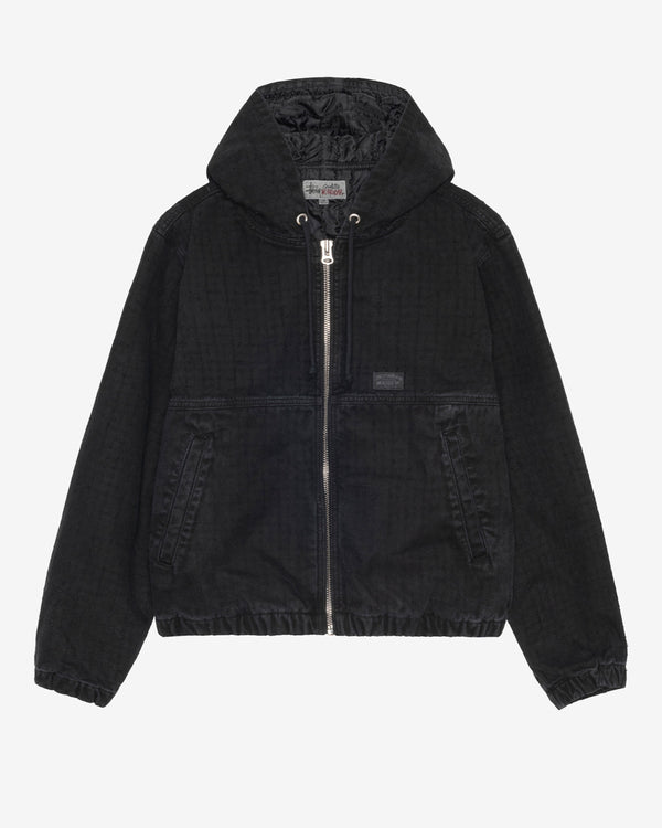 Stüssy - Men's Work Jacket Canvas Needle Punch - (Black)