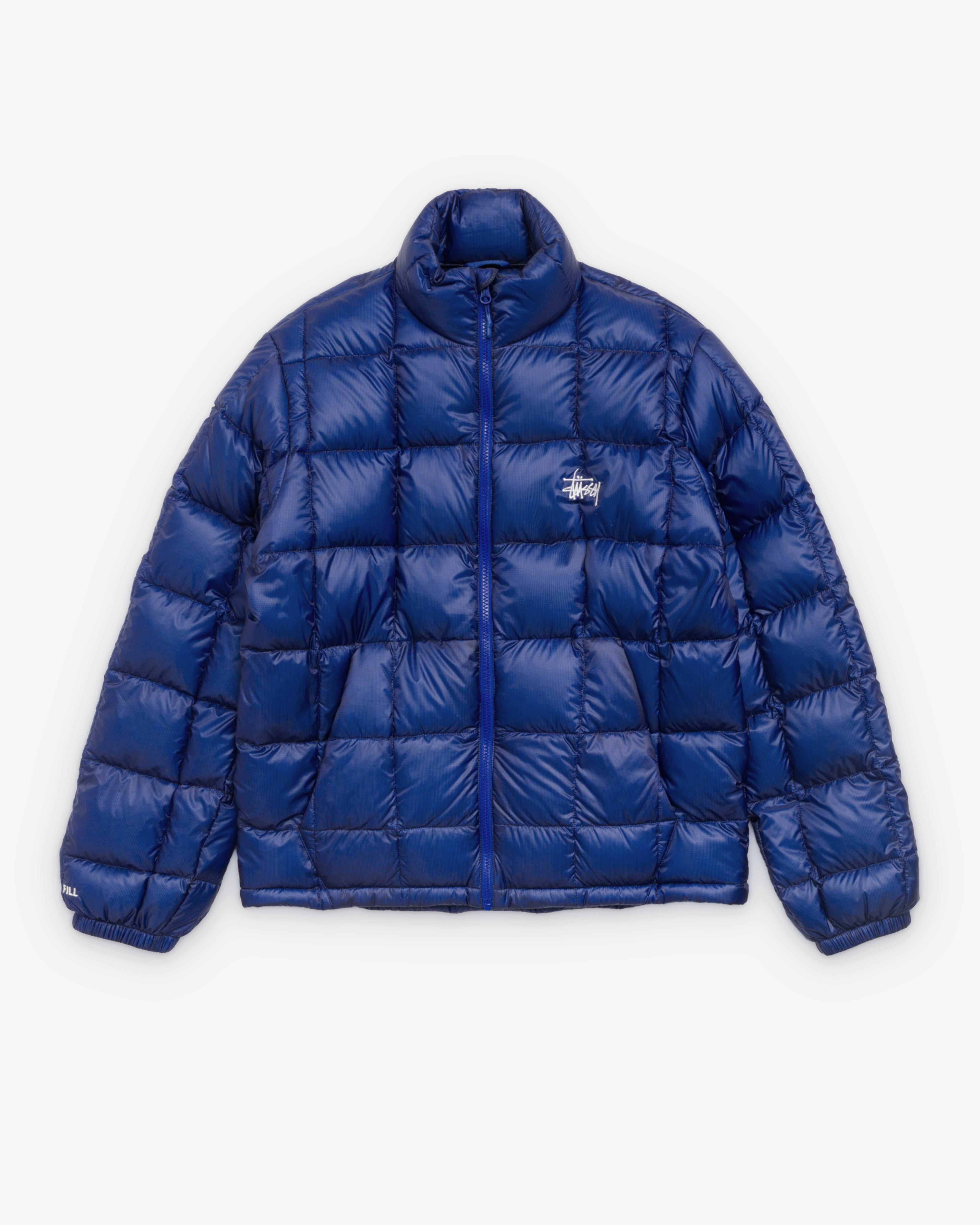 Stüssy: Men's Midweight Puffer (Blue) | Dover Street Market London