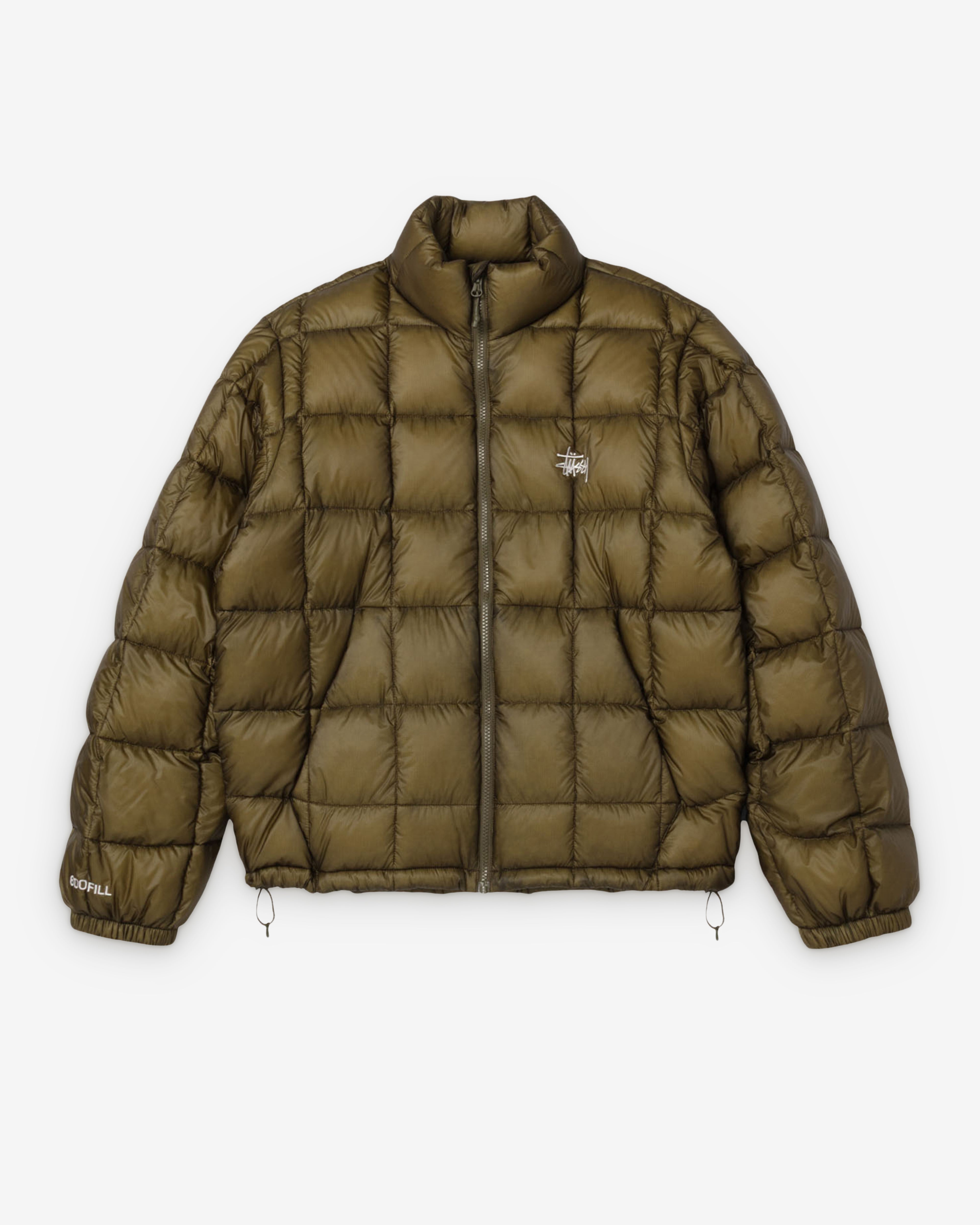 Stüssy: Men's Midweight Puffer (Olive) | DSML E-SHOP