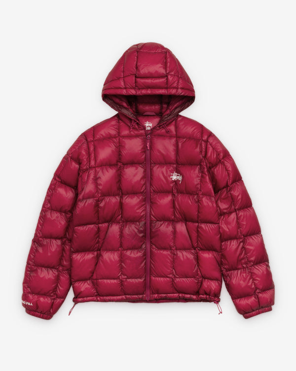 Stüssy - Men's Midweight Hooded Puffer - (Red)