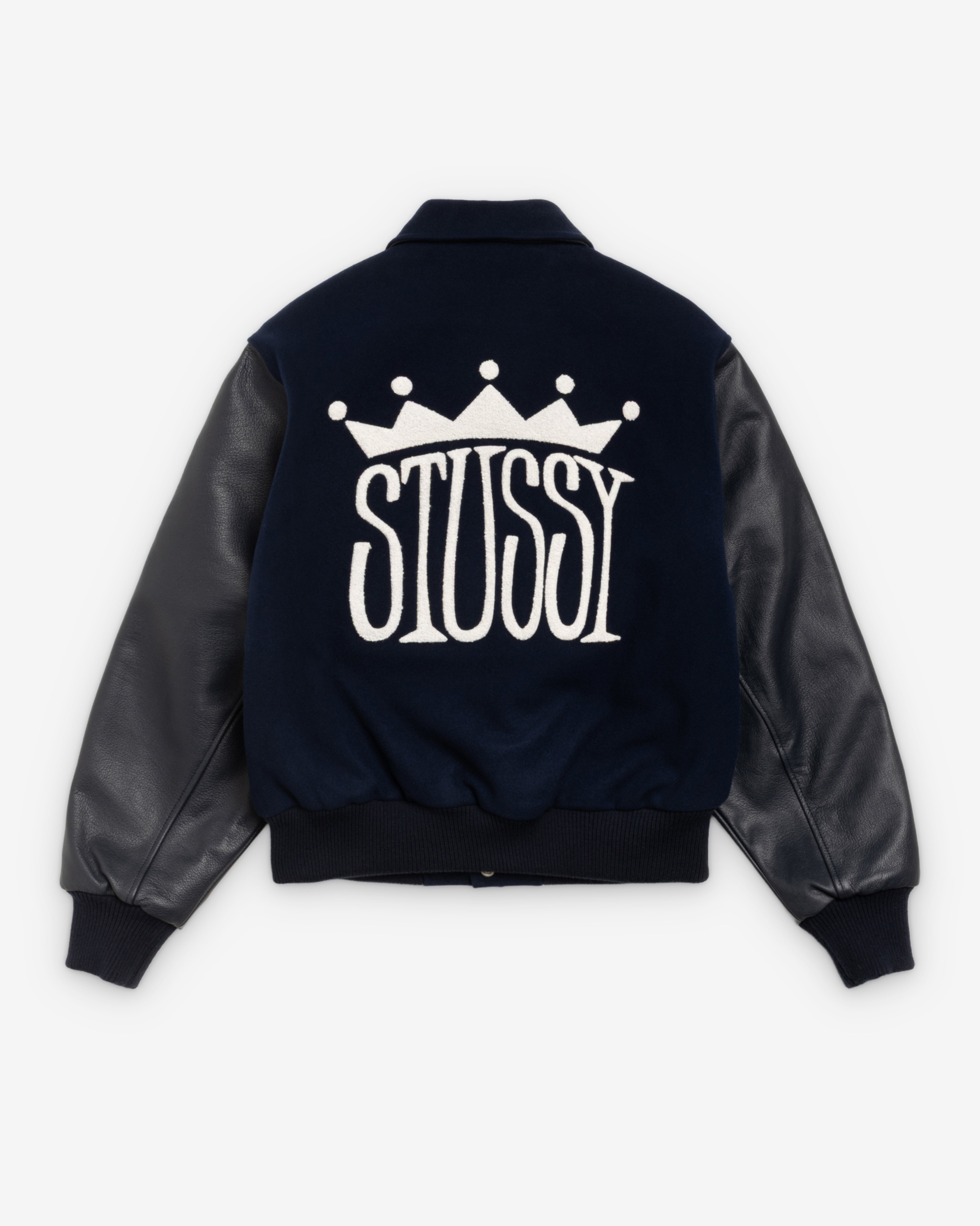 Stüssy: Men's King Varsity (Navy) | DSML E-SHOP
