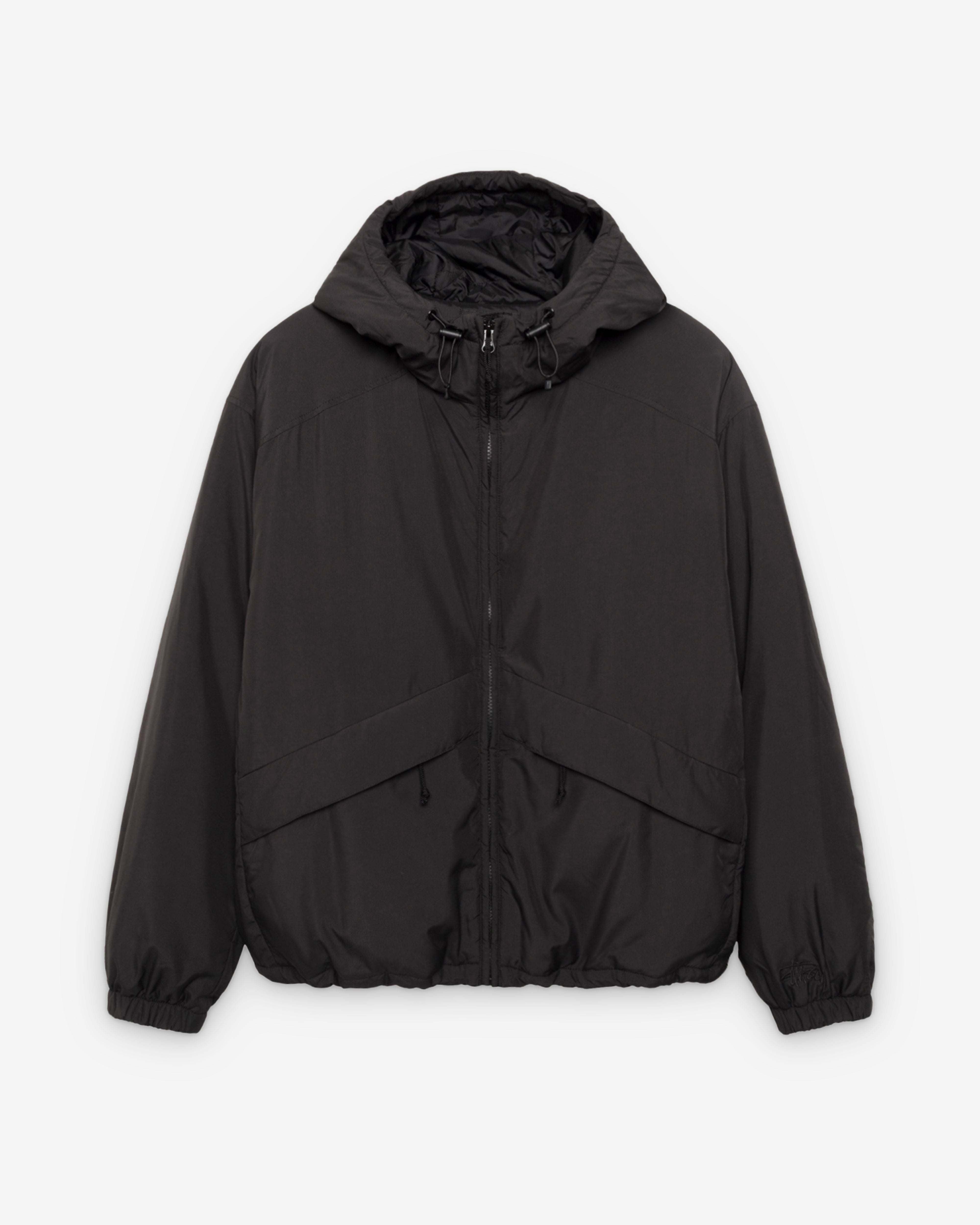 Stüssy: Insulated Hooded Jacket (Black) | Dover Street Market London