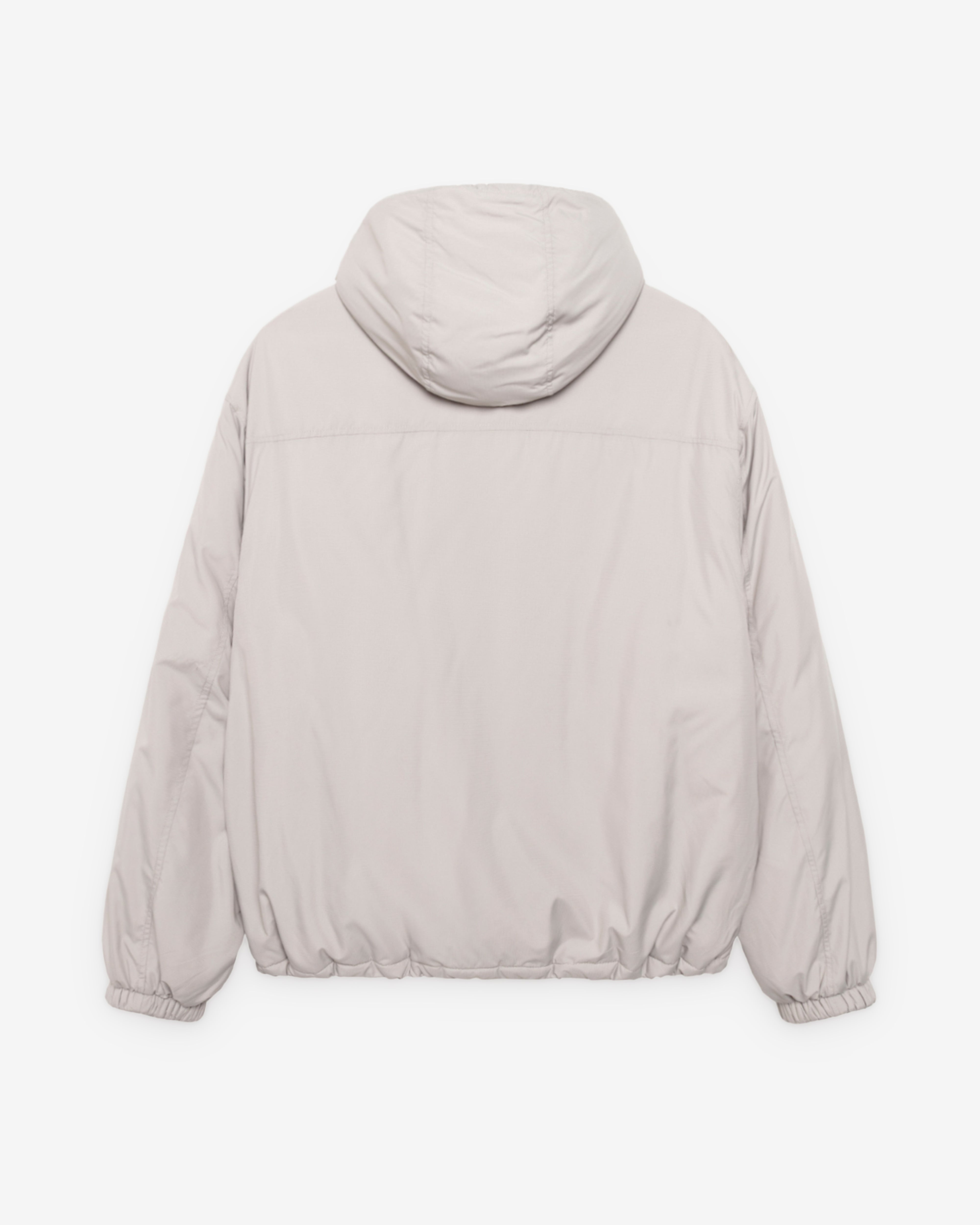 Stüssy: Insulated Hooded Jacket (Grey) | Dover Street Market London