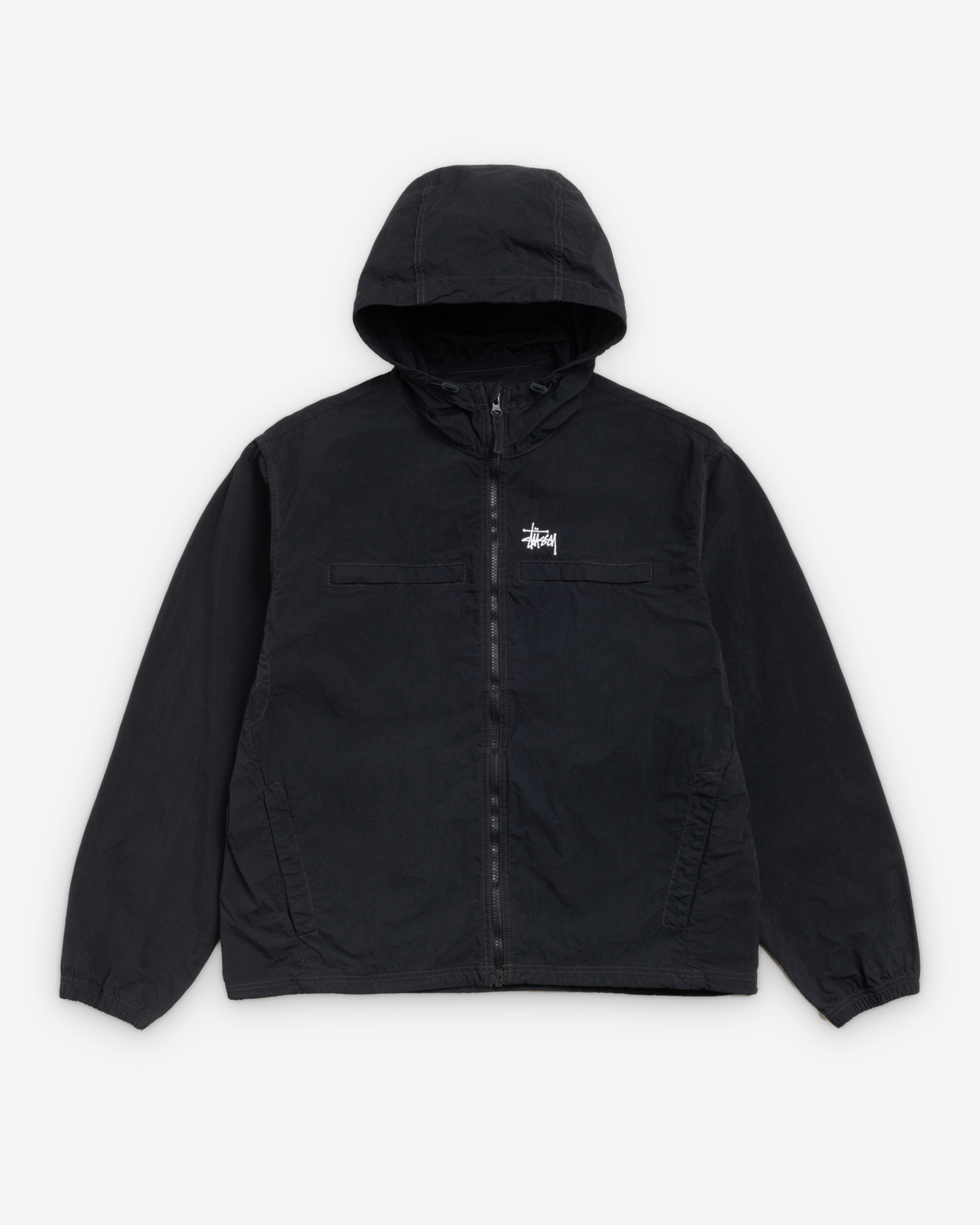 ジャケット・アウター stussy LIGHTWEIGHT HOODED JACKET Stüssy: Men's Lightweight Hooded Jacket (Black) | Dover Street