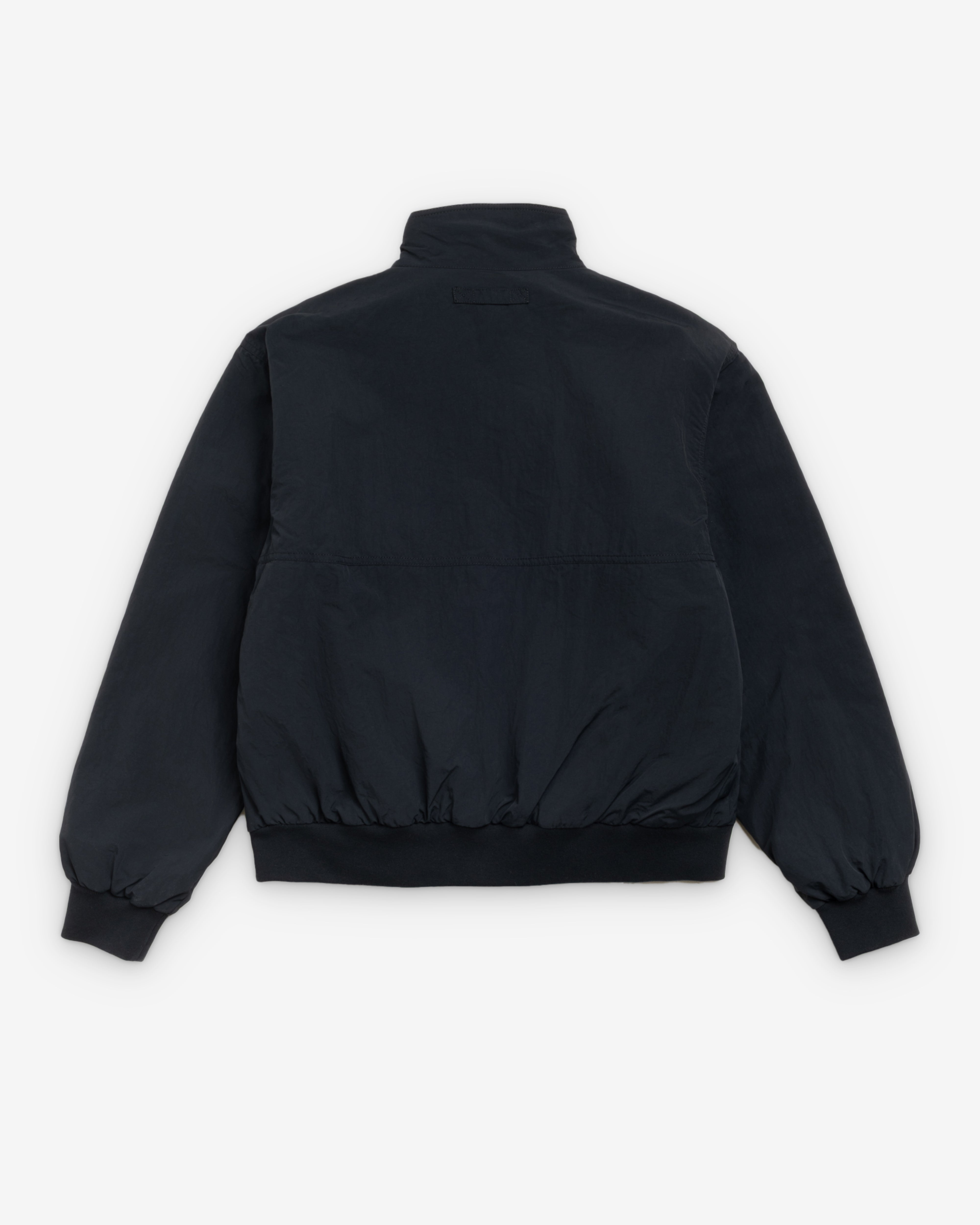 Stüssy: Men's Polar Fleece Lined Jacket (Black) | Dover Street