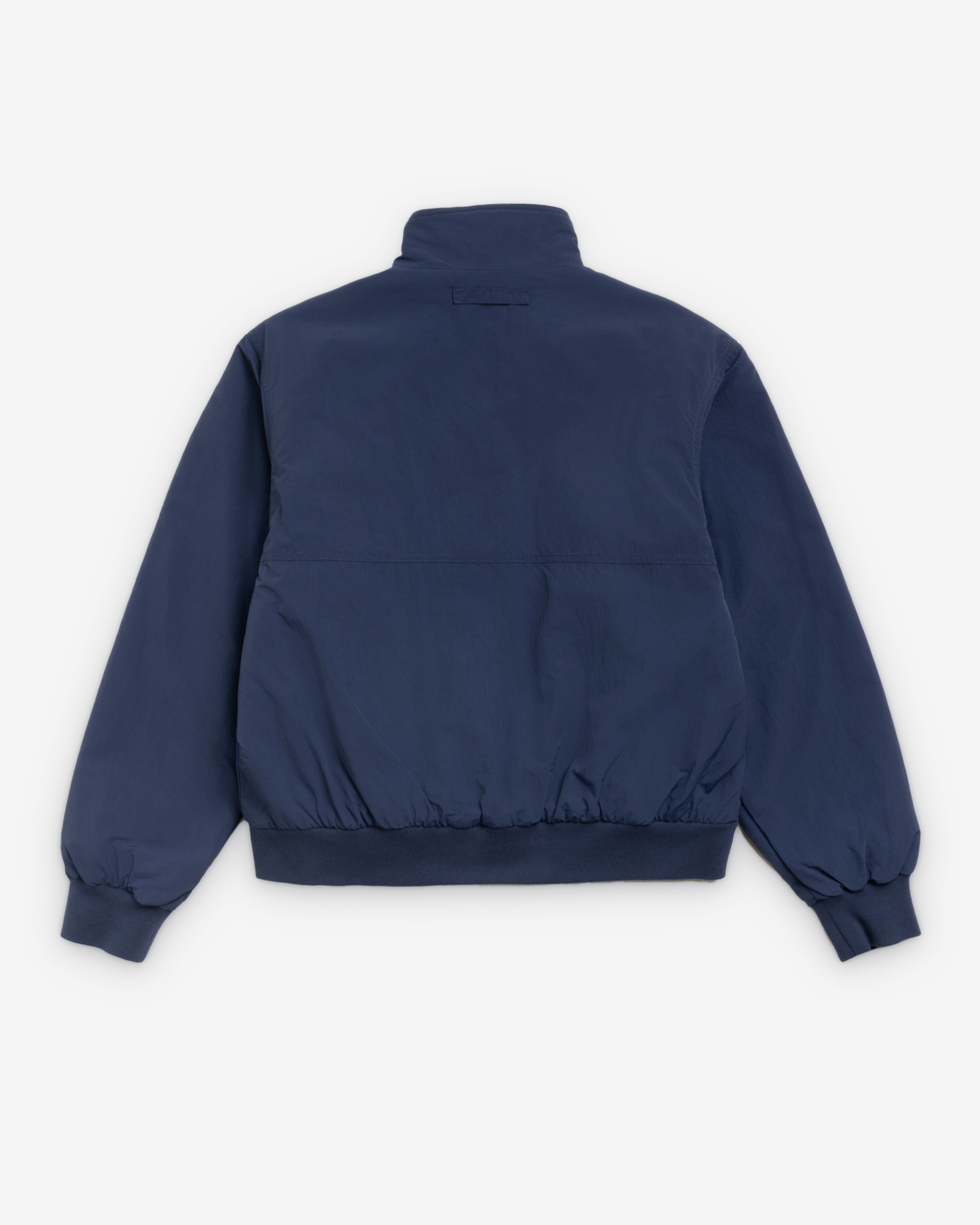 Stüssy: Men's Polar Fleece Lined Jacket (Navy) | Dover Street