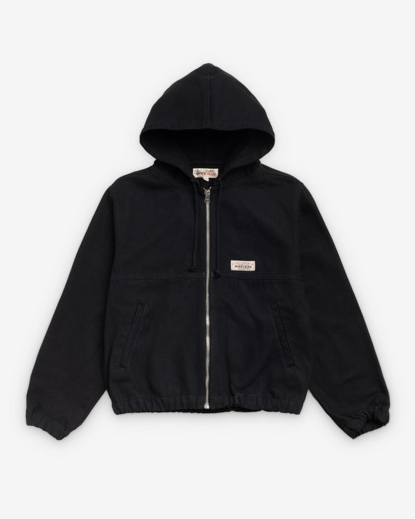 Stüssy - Men's Work Jacket Unlined Canvas - (Black)