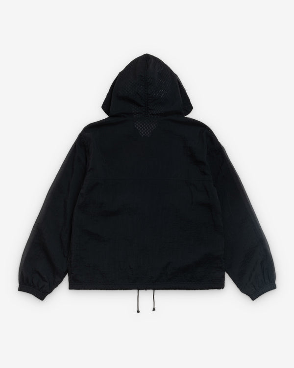Stüssy - Men's Layered Mesh Hooded Jacket - (Black)