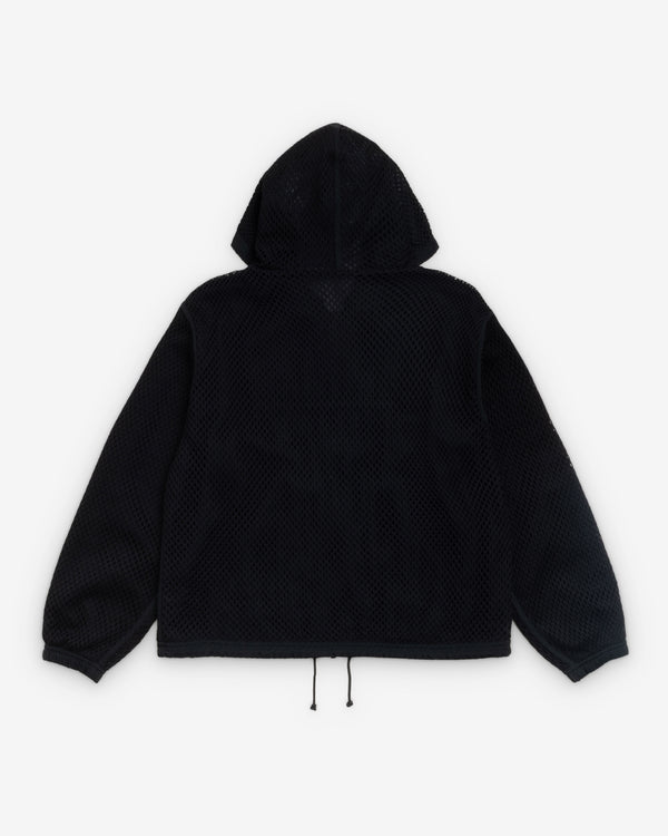 Stüssy - Men's Layered Mesh Hooded Jacket - (Black)