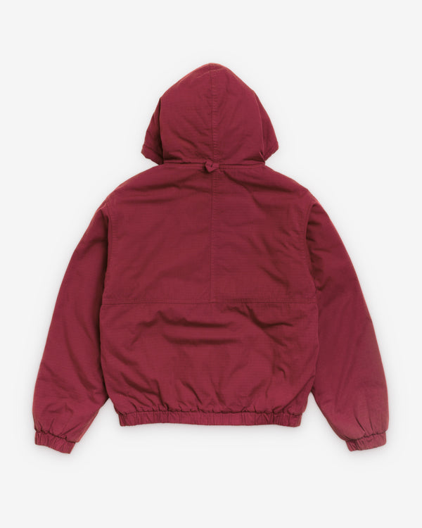 Stüssy - Men's Ripstop Work Jacket - (Burgundy)