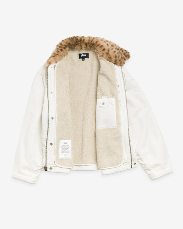 Stüssy Men's Convertible Deck Jacket - Bone