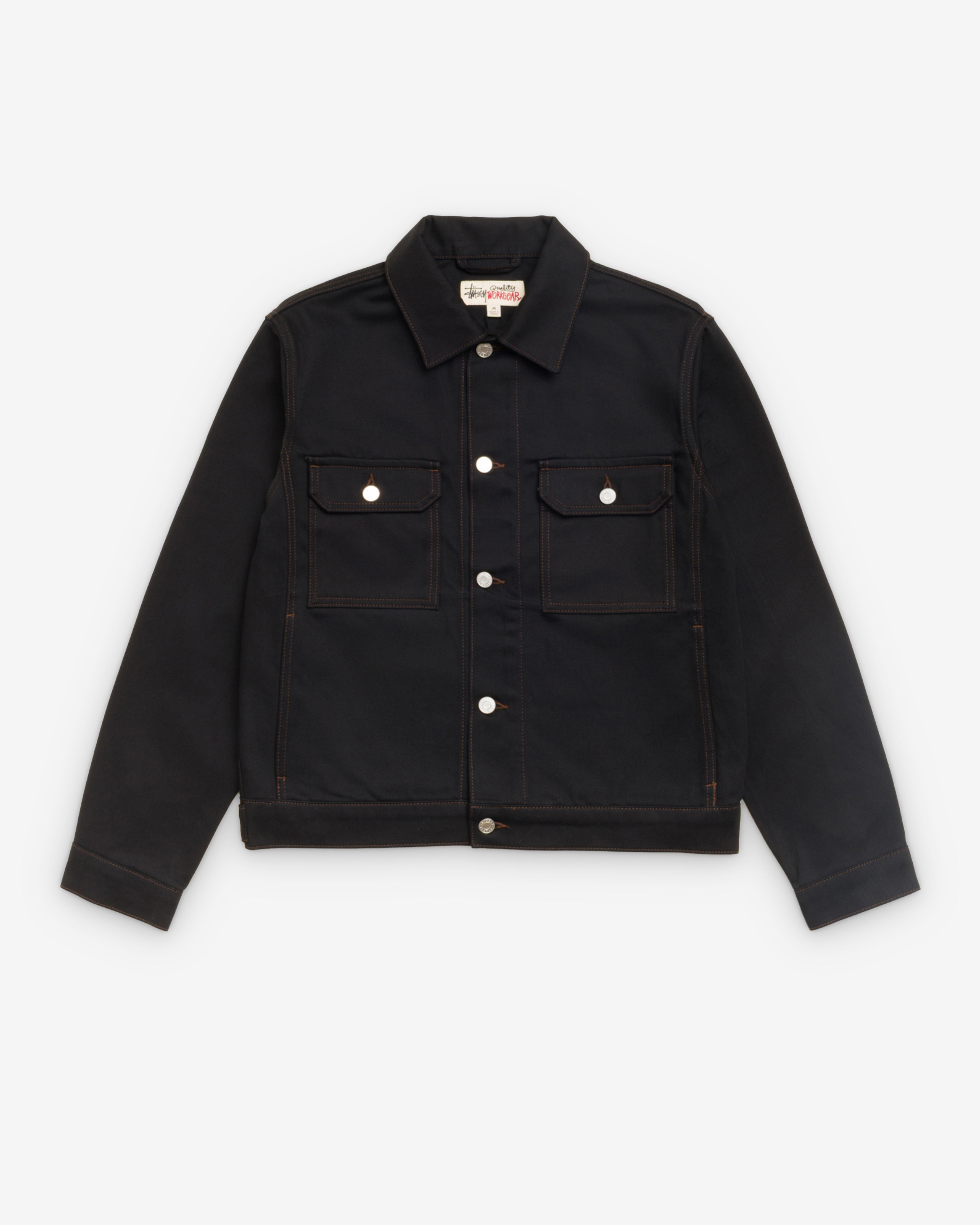 Stüssy: Men's Trucker Denim (Black) | Dover Street Market London