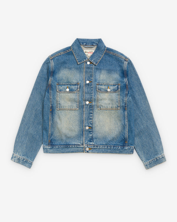Stüssy - Men's Trucker Denim - (Dark Wash Indigo)